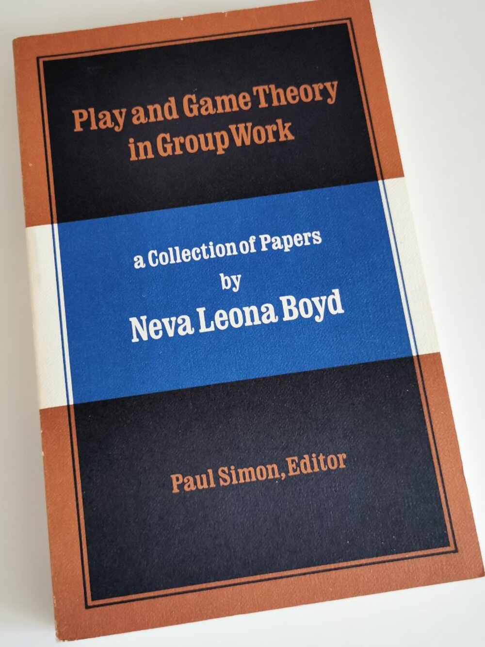 1971 Play and Game Theory in Group Work Book Neva Leona Boyd Social Work Educ
